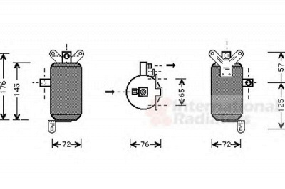 VAN WEZEL 7700d021 -  Осушитель, кондиционер